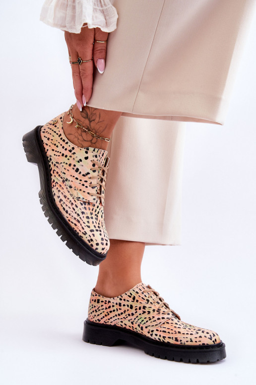 Feminin Haut Schuhe Oxford-Stilvollll Es mussciejka 04087-18 OrangeoZuo-schZuarze Farbe Feminin Haut Schuhe Oxford-Stilvollll Es mussciejka 04087-18 OrangeoZuo-schZuarze Farbe