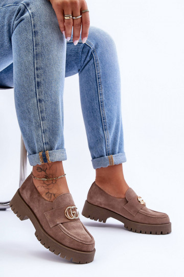Féminin chaussures en daim avec des ornements beige Rosefalls 2