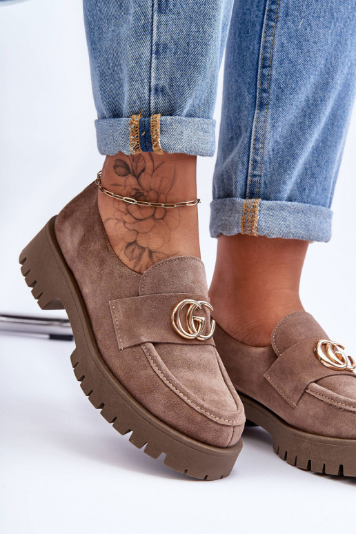 Féminin chaussures en daim avec des ornements beige Rosefalls Féminin chaussures en daim avec des ornements beige Rosefalls