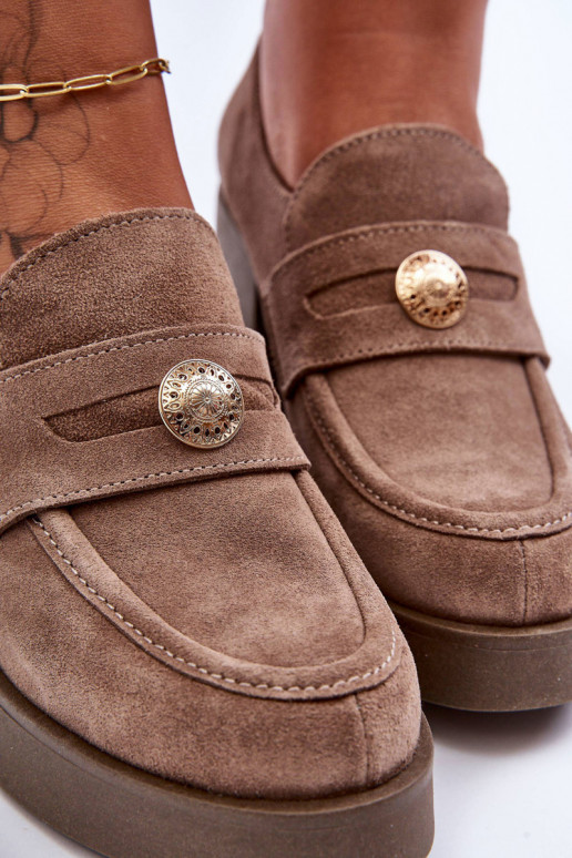 aus INildleder Schuhe Feminin mit Absätzen Beige Lemar Dunadia aus INildleder Schuhe Feminin mit Absätzen Beige Lemar Dunadia