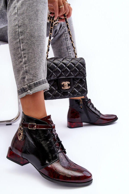 Dameslaarzen Schoenen Het heeftciejka 5743A-23 bordeaux