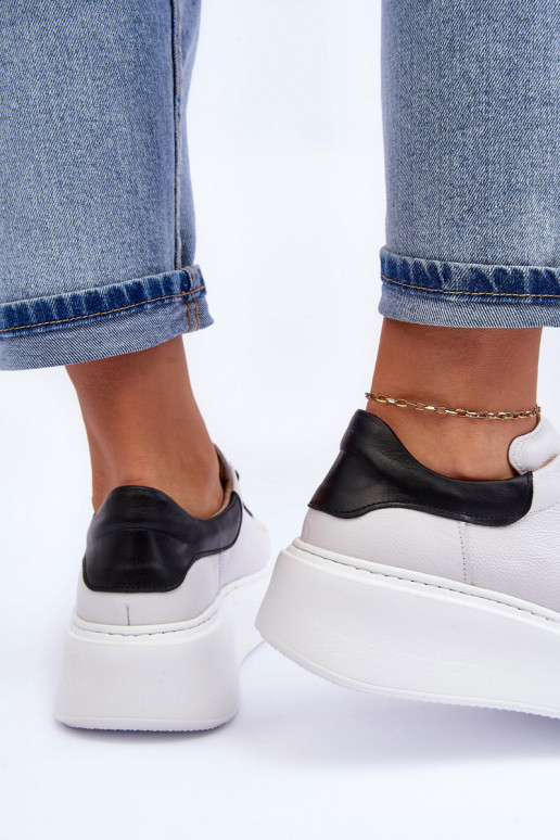 Dames sportschoenen Leer met platform INit-zInart Lemar 10150