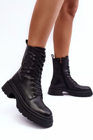 sich Zuarm laufen Haut hohe Reitstiefel Stiefel S.Barski MR870-25 schZuarze Farbe