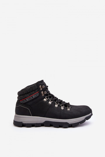 Heren wandelschoenen Big Star KK174215 zwart 2