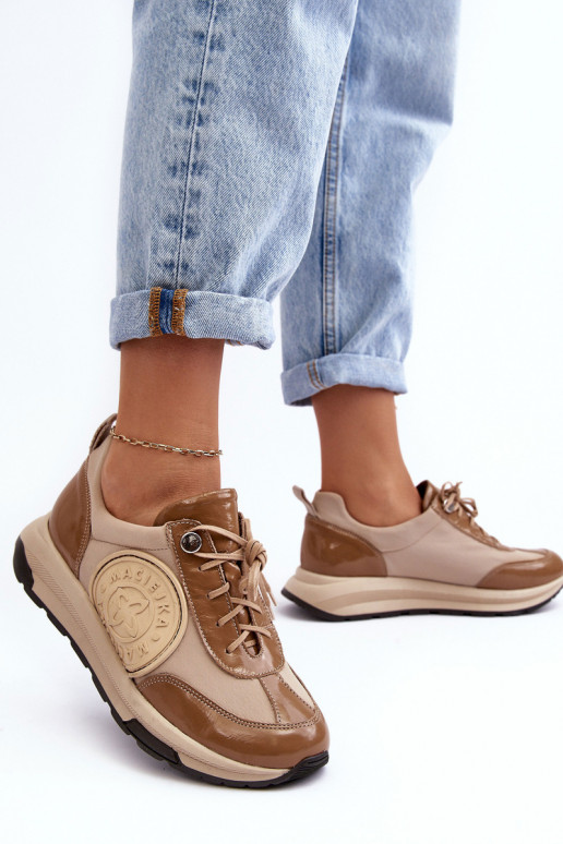 Féminin baskets Peau Il fautciejka 06295-04 beige Féminin baskets Peau Il fautciejka 06295-04 beige