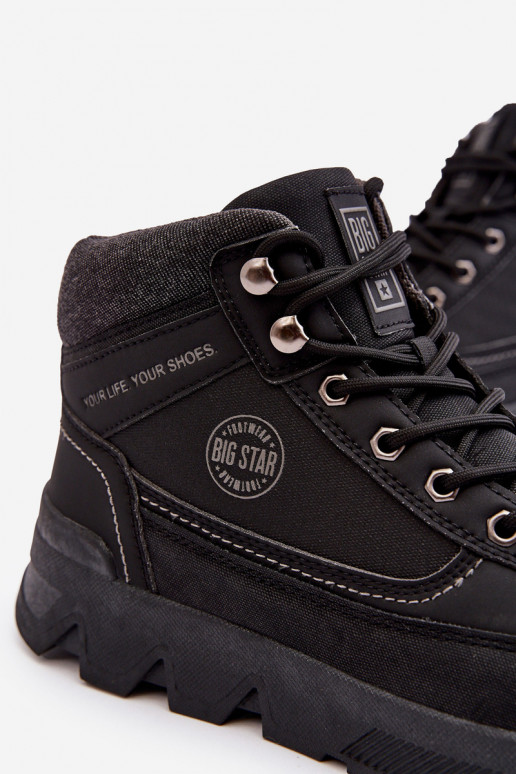 Mâle bottes de randonnée couleur noire Big Star MM174016