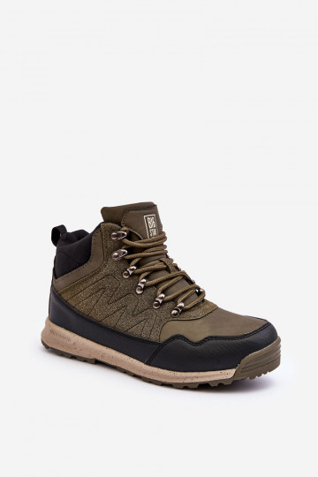 Féminin Chaussures de randonnée chauffantes couleur kaki Big Star MM274480