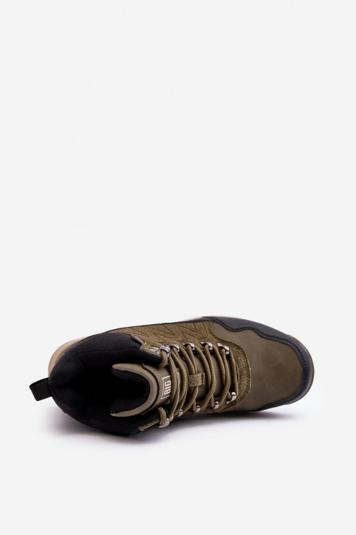 Féminin Chaussures de randonnée chauffantes couleur kaki Big Star MM274480 Féminin Chaussures de randonnée chauffantes couleur kaki Big Star MM274480