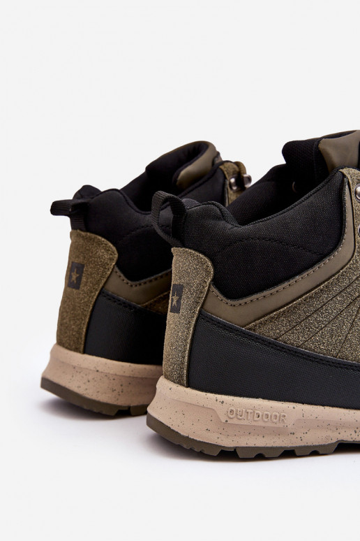 Féminin Chaussures de randonnée chauffantes couleur kaki Big Star MM274480 Féminin Chaussures de randonnée chauffantes couleur kaki Big Star MM274480