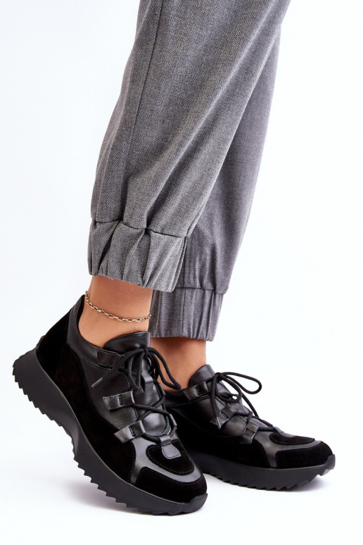 Leer sportschoenen Dames M01/2 Zazoo zInart Leer sportschoenen Dames M01/2 Zazoo zInart