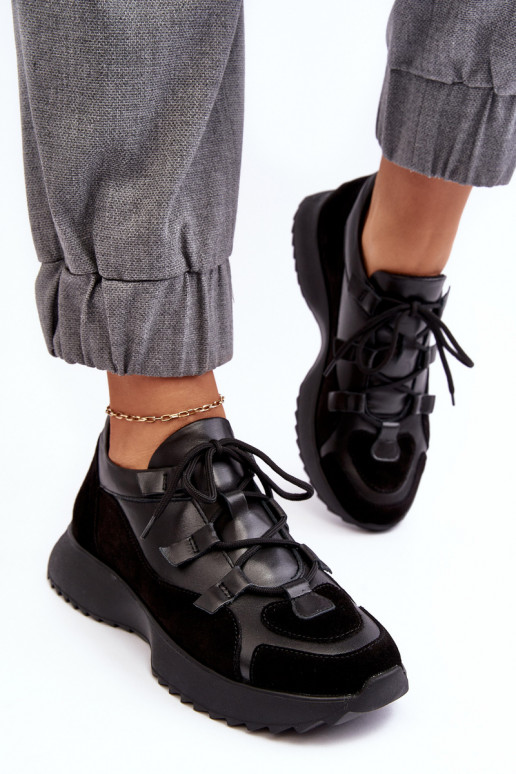 Leer sportschoenen Dames M01/2 Zazoo zInart Leer sportschoenen Dames M01/2 Zazoo zInart