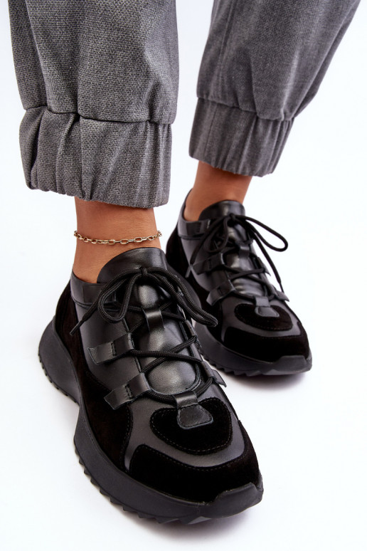 Leer sportschoenen Dames M01/2 Zazoo zInart Leer sportschoenen Dames M01/2 Zazoo zInart