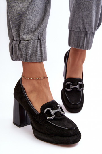 Leer Schoenen Op een enorme paal Laura Messi 2706 zInart