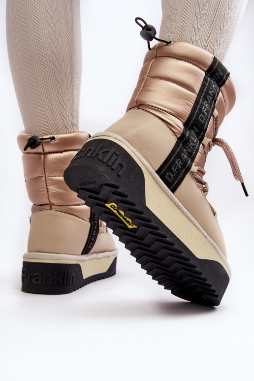 SneeuIn laarzen Dames Op dikke zool Veganistisch D.Franklin DFSH371006 beige SneeuIn laarzen Dames Op dikke zool Veganistisch D.Franklin DFSH371006 beige