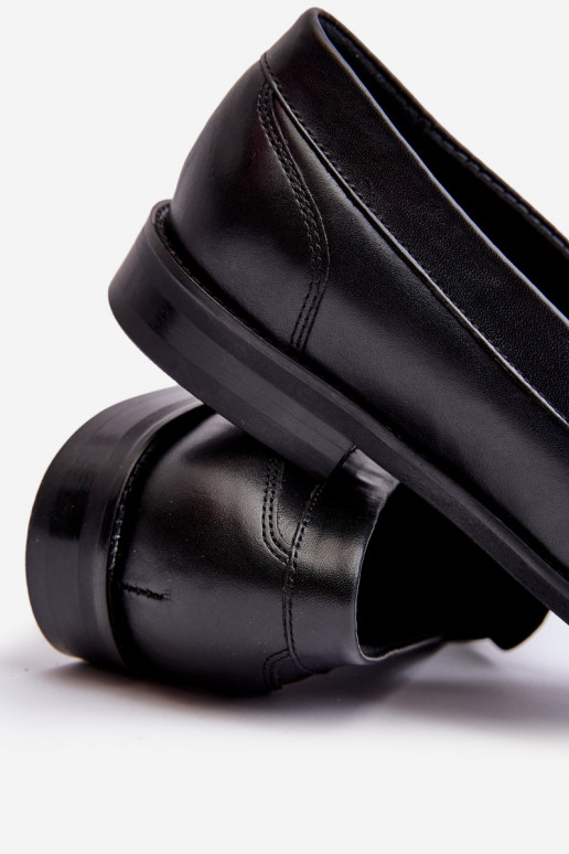 Mâle Peau chaussures Mocassins Zazoo 1570/1 couleur noire Mâle Peau chaussures Mocassins Zazoo 1570/1 couleur noire