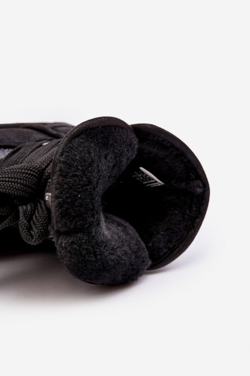 Féminin Bottes de neige avec des détails élégants D.Franklin DFSH370006 couleur noire