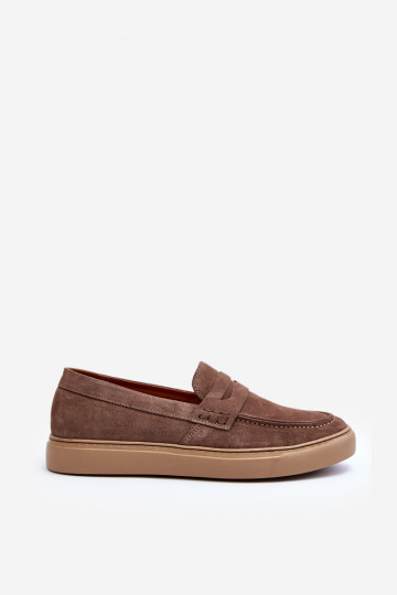 Wildleder Männer Mokassins Zazoo 1574 sandfarben 2