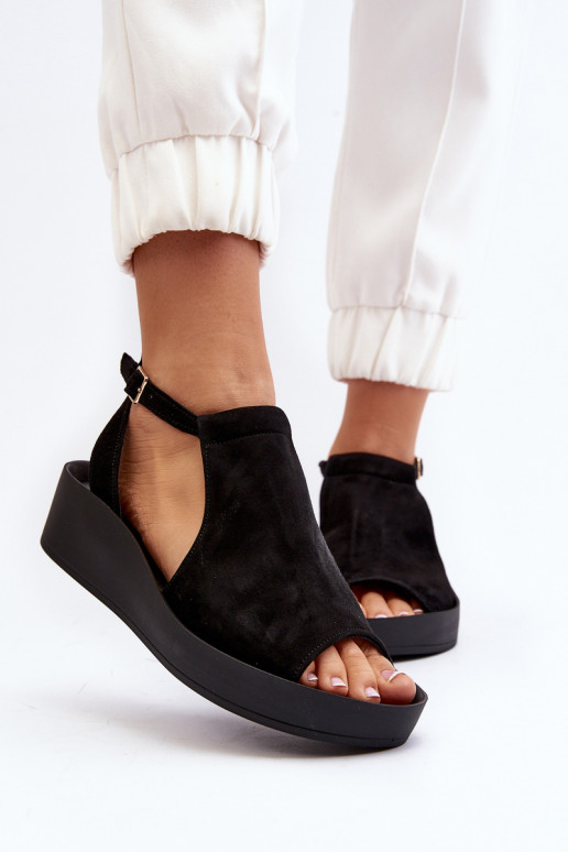 Zazoo 2914 Suède damessandalen zInart Zazoo 2914 Suède damessandalen zInart