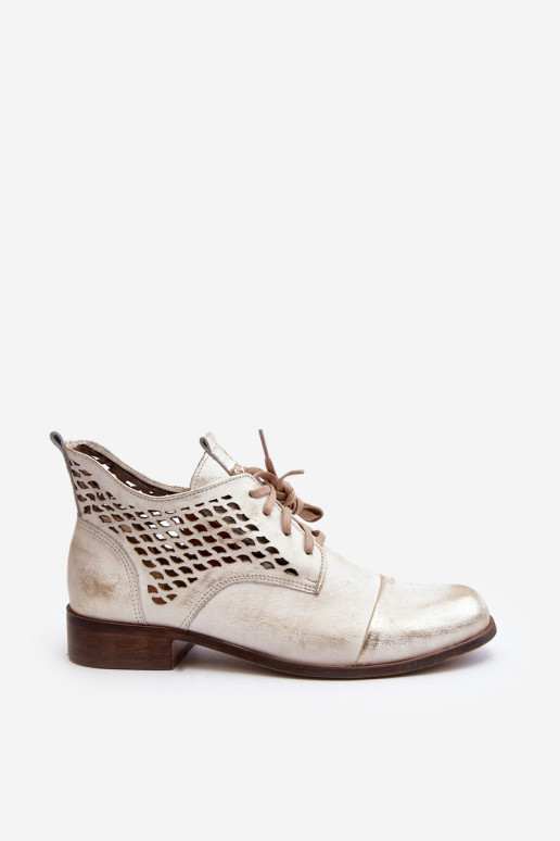 Zazoo 2878 Faible Bottes ajourées Peau Féminin couleur argent Zazoo 2878 Faible Bottes ajourées Peau Féminin couleur argent