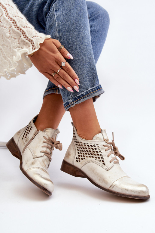 Zazoo 2878 Faible Bottes ajourées Peau Féminin couleur argent Zazoo 2878 Faible Bottes ajourées Peau Féminin couleur argent