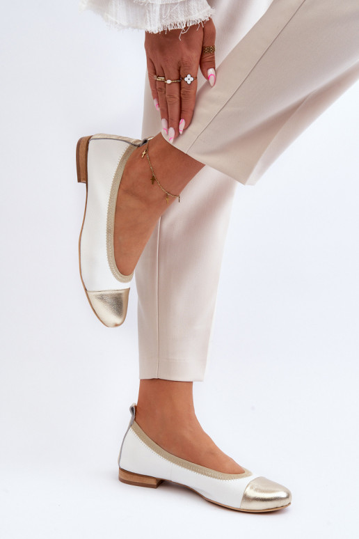 Zazoo 2890 Ballerinas INit-gouden kleur Zazoo 2890 Ballerinas INit-gouden kleur