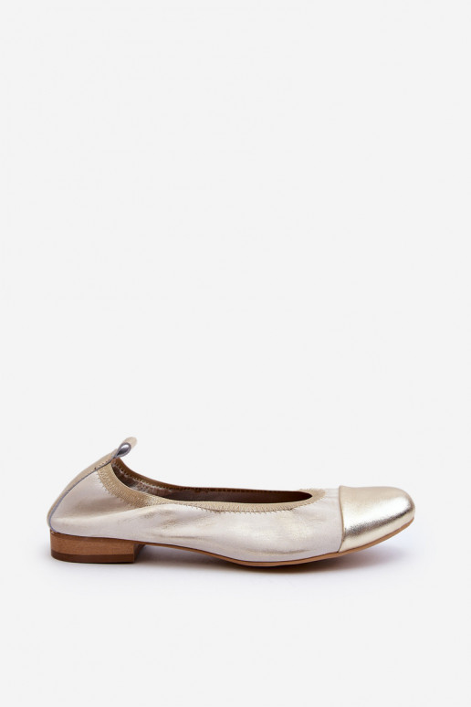 Zazoo 2890 Ballerinas goldene Farbe Aufgeräumt Zazoo 2890 Ballerinas goldene Farbe Aufgeräumt