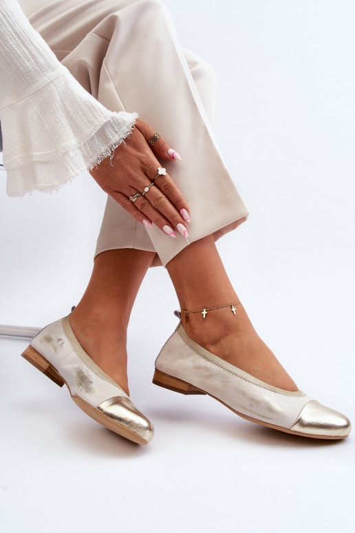 Zazoo 2890 Ballerines couleur dorée Nettoyé Zazoo 2890 Ballerines couleur dorée Nettoyé