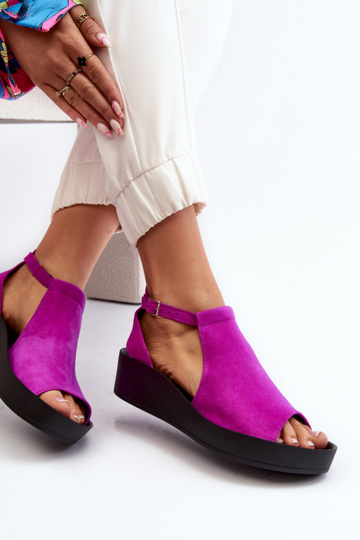 Zazoo 2914 INildledersandalen für Damen pinke Farbe Zazoo 2914 INildledersandalen für Damen pinke Farbe