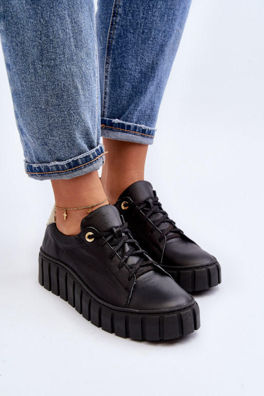 Zazoo 2919 Feminin Haut Schuhe Auf dicker Sohle schZuarze Farbe Zazoo 2919 Feminin Haut Schuhe Auf dicker Sohle schZuarze Farbe