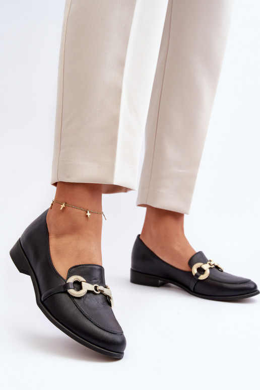 Zazoo 2880 Dames Mocassins Leer met ornamenten zInart