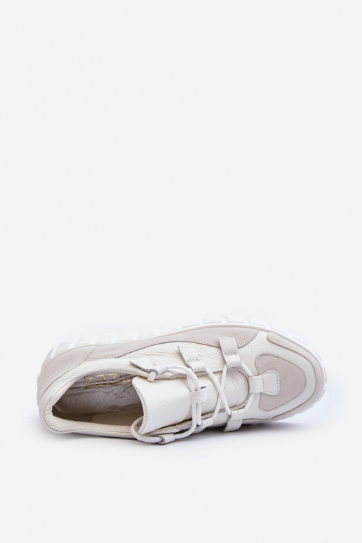 Feminin Haut Turnschuhe mit einer Plattform M01/1 Zazoo elfenbeinfarbe Feminin Haut Turnschuhe mit einer Plattform M01/1 Zazoo elfenbeinfarbe