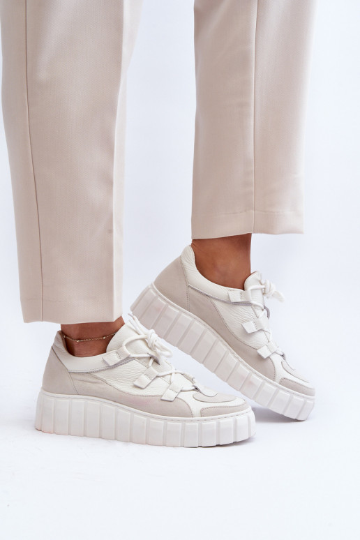 Feminin Haut Turnschuhe mit einer Plattform M01/1 Zazoo elfenbeinfarbe Feminin Haut Turnschuhe mit einer Plattform M01/1 Zazoo elfenbeinfarbe