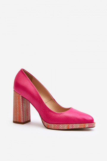 Chaussures avec des talons Laura Messi 2746 couleur rose