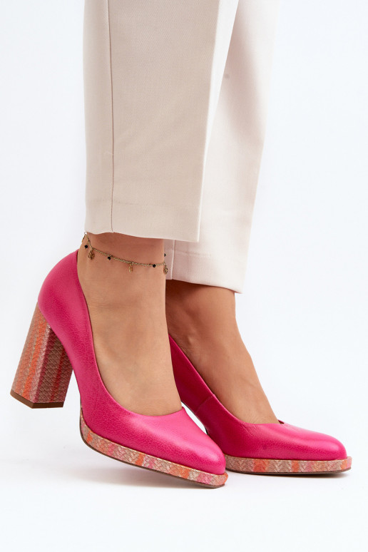 Schuhe mit Absätzen Laura Messi 2746 pinke Farbe Schuhe mit Absätzen Laura Messi 2746 pinke Farbe