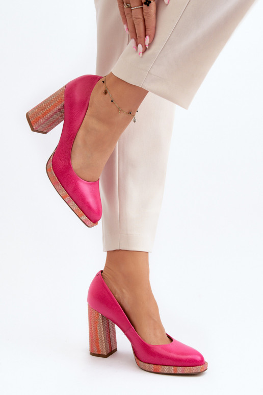Schuhe mit Absätzen Laura Messi 2746 pinke Farbe Schuhe mit Absätzen Laura Messi 2746 pinke Farbe