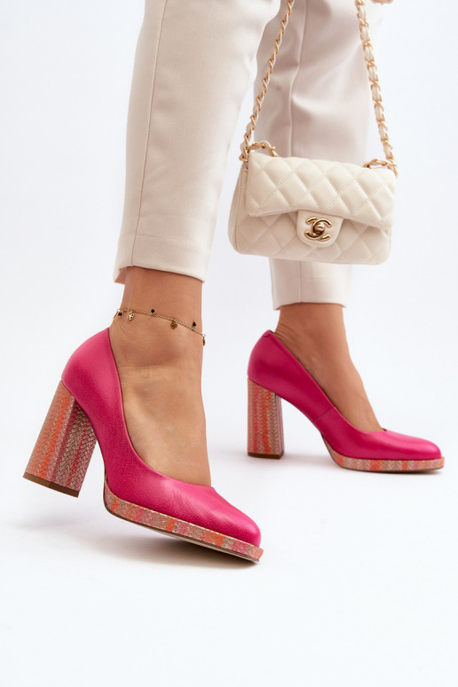 Schuhe mit Absätzen Laura Messi 2746 pinke Farbe Schuhe mit Absätzen Laura Messi 2746 pinke Farbe