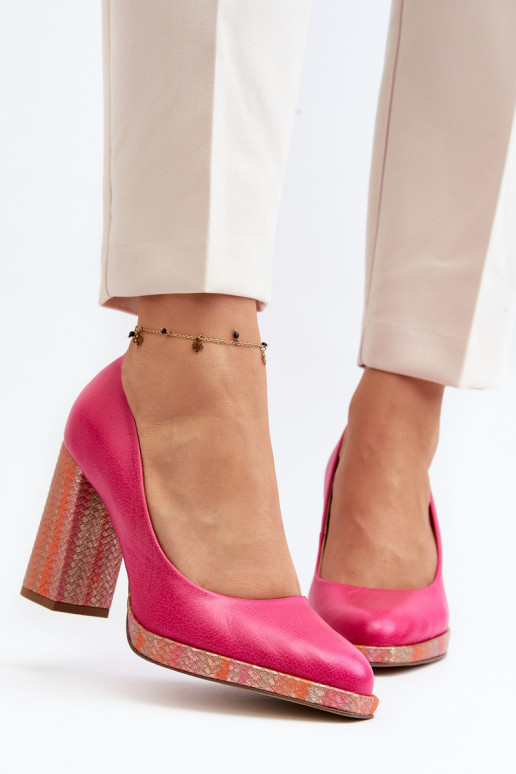 Schuhe mit Absätzen Laura Messi 2746 pinke Farbe Schuhe mit Absätzen Laura Messi 2746 pinke Farbe