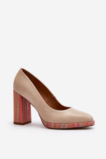 Schoenen met hakken Laura Messi 2746 ivoor