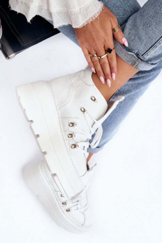 Zazoo 3416 Leer Dames sportschoenen Initte kleur