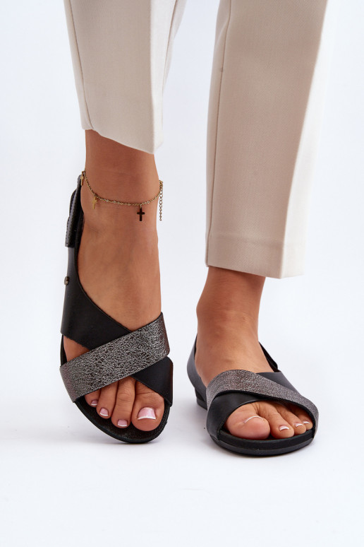 Zazoo 40141 Damensandalen mit Klebeverschlüssen schZuarze Farbe Zazoo 40141 Damensandalen mit Klebeverschlüssen schZuarze Farbe