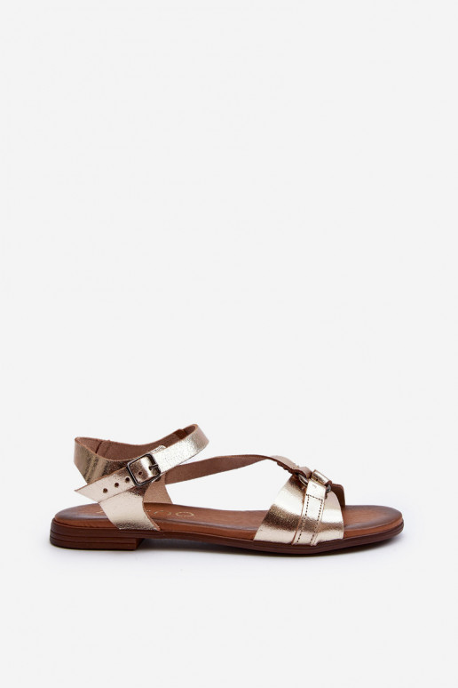 Zazoo 40182 Damensandalen Feminin goldene Farbe Zazoo 40182 Damensandalen Feminin goldene Farbe