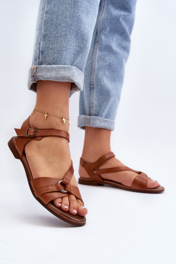 Zazoo 40182 Dames sandalen Dames bruine kleur