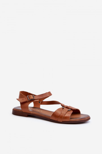Zazoo 40182 Dames sandalen Dames bruine kleur 2