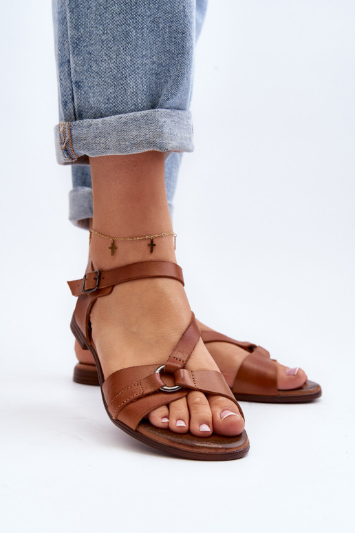 Zazoo 40182 Dames sandalen Dames bruine kleur Zazoo 40182 Dames sandalen Dames bruine kleur