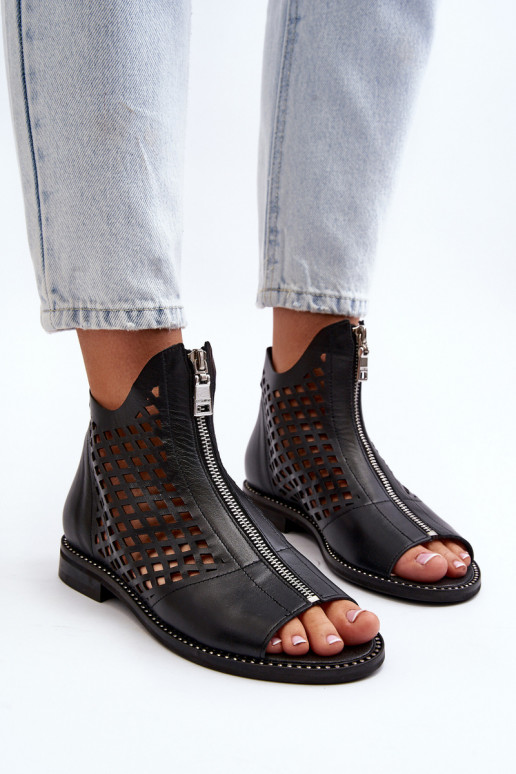 Zazoo 977/L Leer OpengeInerkte sandalen Opar het kasteel zInart Zazoo 977/L Leer OpengeInerkte sandalen Opar het kasteel zInart