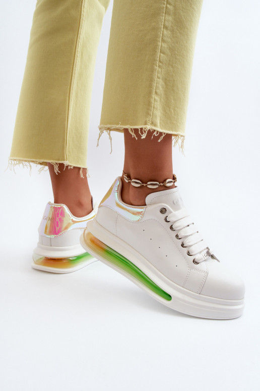 Sneakers model schoenen Dames Leer GOE NN2N4029 Initte kleur Sneakers model schoenen Dames Leer GOE NN2N4029 Initte kleur