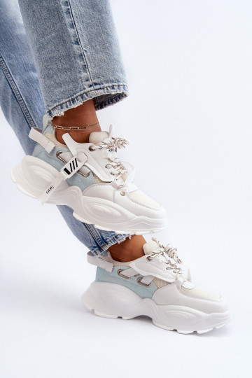 Chaussures modèle baskets Féminin GOE NN2N4039B couleur blanche 2