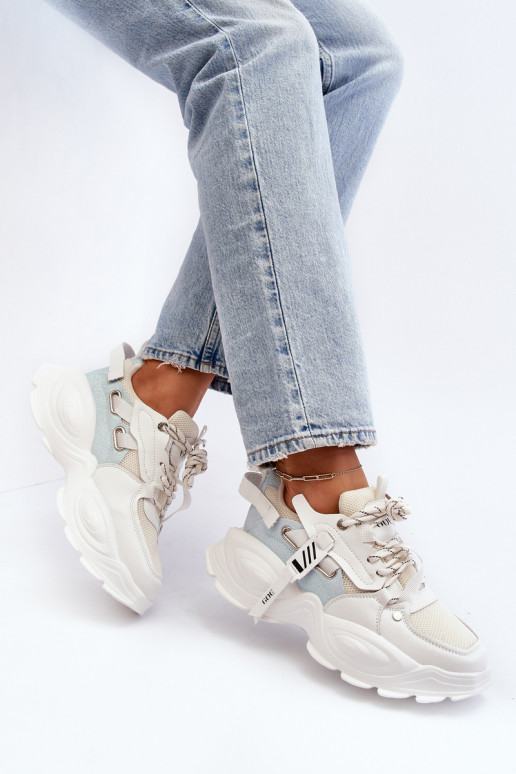 Sneakers Stilvollllschuhe Feminin GOE NN2N4039B Zueiße Farbe