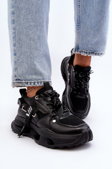 Chaussures modèle baskets Féminin GOE NN2N4040 couleur noire
