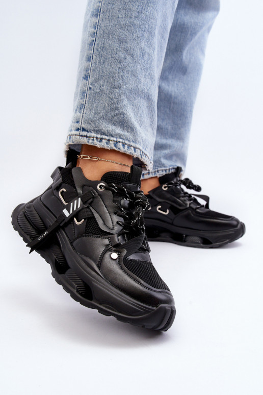 Chaussures modèle baskets Féminin GOE NN2N4040 couleur noire Chaussures modèle baskets Féminin GOE NN2N4040 couleur noire